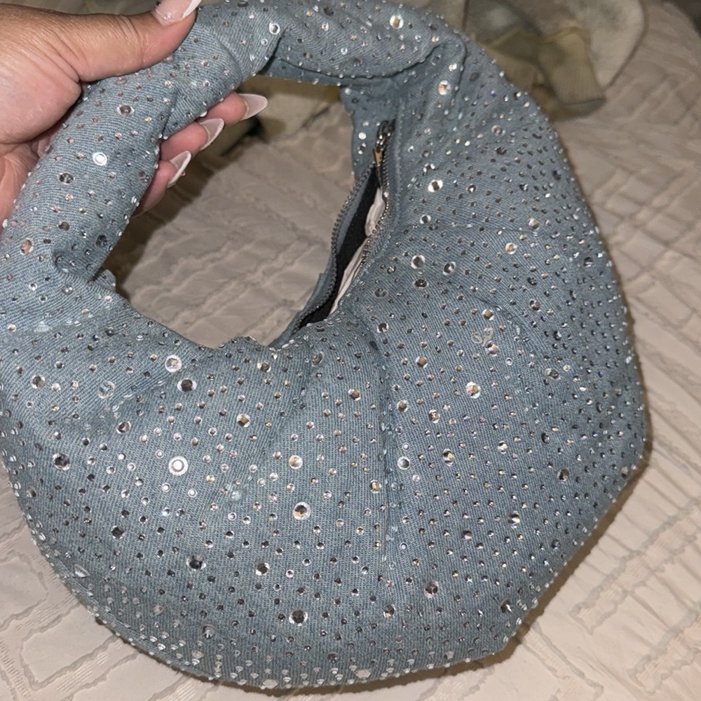 💙 NWOT Denim Zara Sparkle bag 💙